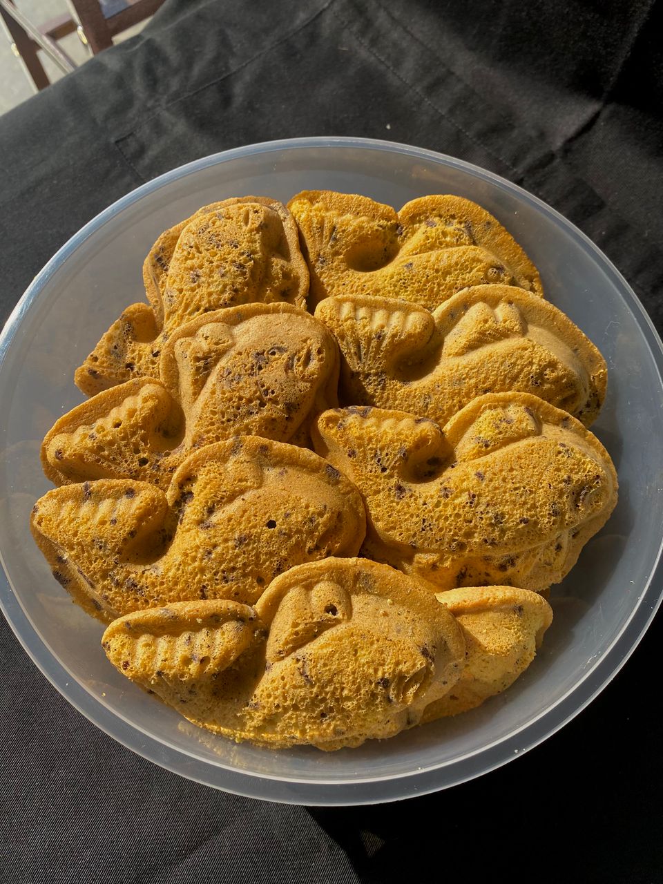 Bahulu Pandan Coklat Rice Ikan