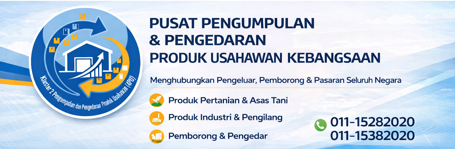 Negeri Melaka - Pusat Pengumpulan dan Pengedaran Produk Usahawan (4PU) Banner
